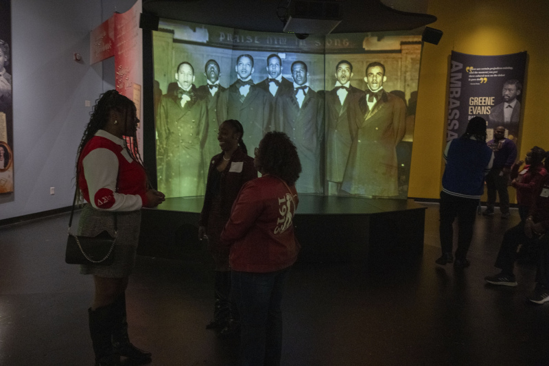 Divine 9 at Freedom Center at the National Underground Railroad Freedom Center on Tuesday. March 24, 2026. Photos by Joseph Fuqua II