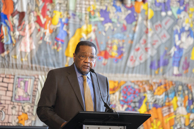 Woodrow “Woody” Keown, Jr, President & Chief Operating Officer spoke during MLK Day breakfast at the National Underground Railroad Freedom Center Monday January 19, 2026. Photos by Joseph Fuqua II
