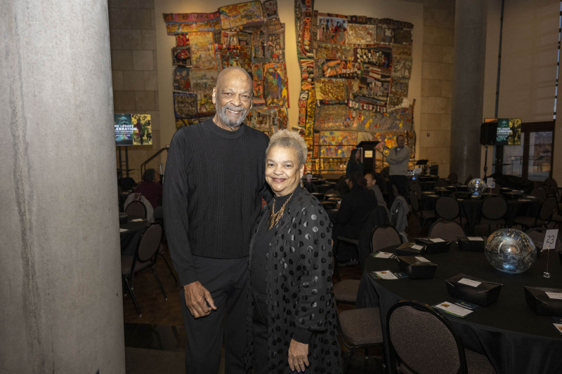 21st annual King Legacy Celebration Mc Courtis Fuller, Woodrow “Woody” Keown, Jr, President & Chief Operating Officer, Fisk Jubilee Singers and Keynote speaker Kahlil Greene shown here during MLK Day breakfast 21st annual King Legacy Celebration at the National Underground Railroad Freedom Center Monday January 19, 2026. Photos by Joseph Fuqua II