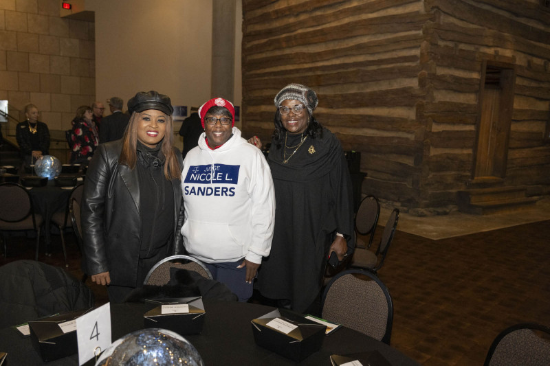 21st annual King Legacy Celebration Mc Courtis Fuller, Woodrow “Woody” Keown, Jr, President & Chief Operating Officer, Fisk Jubilee Singers and Keynote speaker Kahlil Greene shown here during MLK Day breakfast 21st annual King Legacy Celebration at the National Underground Railroad Freedom Center Monday January 19, 2026. Photos by Joseph Fuqua II