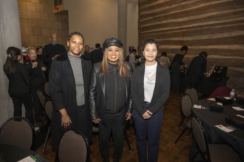 21st annual King Legacy Celebration Mc Courtis Fuller, Woodrow “Woody” Keown, Jr, President & Chief Operating Officer, Fisk Jubilee Singers and Keynote speaker Kahlil Greene shown here during MLK Day breakfast 21st annual King Legacy Celebration at the National Underground Railroad Freedom Center Monday January 19, 2026. Photos by Joseph Fuqua II