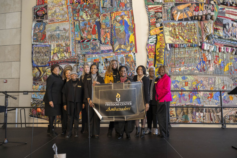 21st annual King Legacy Celebration Mc Courtis Fuller, Woodrow “Woody” Keown, Jr, President & Chief Operating Officer, Fisk Jubilee Singers and Keynote speaker Kahlil Greene shown here during MLK Day breakfast 21st annual King Legacy Celebration at the National Underground Railroad Freedom Center Monday January 19, 2026. Photos by Joseph Fuqua II