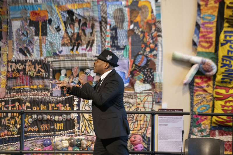21st annual King Legacy Celebration Mc Courtis Fuller, Woodrow “Woody” Keown, Jr, President & Chief Operating Officer, Fisk Jubilee Singers and Keynote speaker Kahlil Greene shown here during MLK Day breakfast 21st annual King Legacy Celebration at the National Underground Railroad Freedom Center Monday January 19, 2026. Photos by Joseph Fuqua II