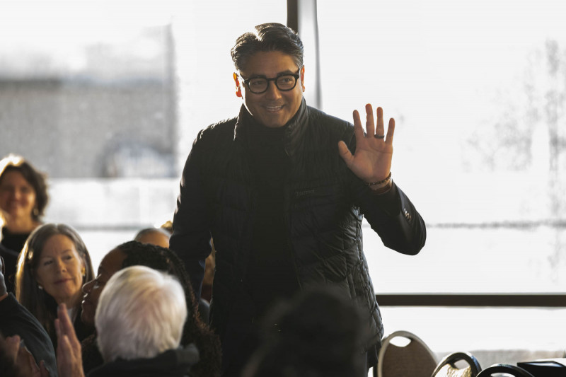 21st annual King Legacy Celebration Mc Courtis Fuller, Woodrow “Woody” Keown, Jr, President & Chief Operating Officer, Fisk Jubilee Singers and Keynote speaker Kahlil Greene shown here during MLK Day breakfast 21st annual King Legacy Celebration at the National Underground Railroad Freedom Center Monday January 19, 2026. Photos by Joseph Fuqua II