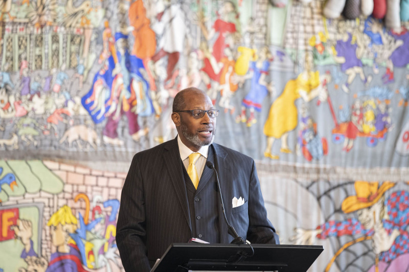 21st annual King Legacy Celebration Mc Courtis Fuller, Woodrow “Woody” Keown, Jr, President & Chief Operating Officer, Fisk Jubilee Singers and Keynote speaker Kahlil Greene shown here during MLK Day breakfast 21st annual King Legacy Celebration at the National Underground Railroad Freedom Center Monday January 19, 2026. Photos by Joseph Fuqua II