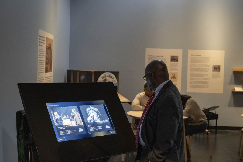 People checkout the Jubilation! exhibit, Home ownership symposium with Union Savings and Guardian Savings Bank, Hoxworth Blood Drive, Service Fair during the 21st annual King Legacy Celebration at the National Underground Railroad Freedom Center Monday January 19, 2026. Photos by Joseph Fuqua II