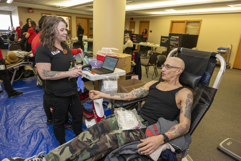 People checkout the Jubilation! exhibit, Home ownership symposium with Union Savings and Guardian Savings Bank, Hoxworth Blood Drive, Service Fair during the 21st annual King Legacy Celebration at the National Underground Railroad Freedom Center Monday January 19, 2026. Photos by Joseph Fuqua II