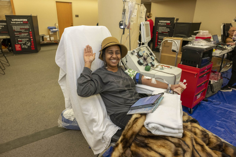 People checkout the Jubilation! exhibit, Home ownership symposium with Union Savings and Guardian Savings Bank, Hoxworth Blood Drive, Service Fair during the 21st annual King Legacy Celebration at the National Underground Railroad Freedom Center Monday January 19, 2026. Photos by Joseph Fuqua II