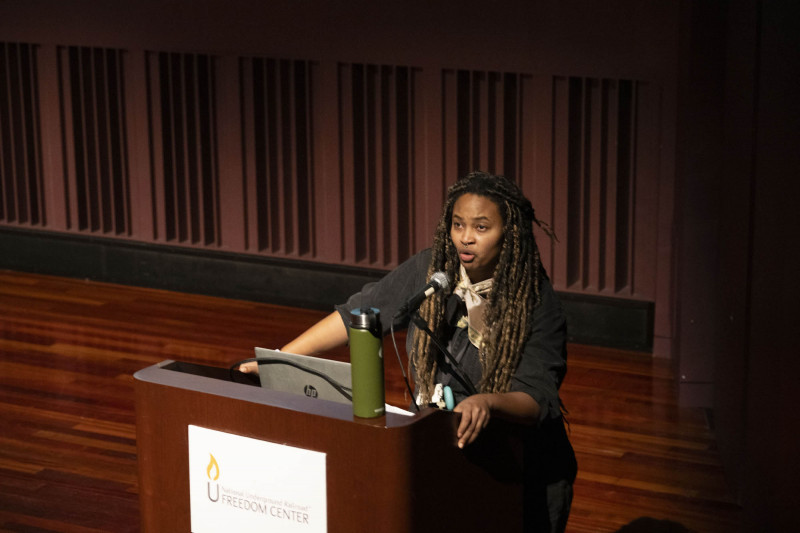 People checkout and enjoyed the Jubilation! exhibit, Home ownership symposium with Union Savings and Guardian Savings Bank, Hoxworth Blood Drive, Service Fair during the 21st annual King Legacy Celebration, Dr. Megan Gerhardt and Kahlil Greene discussion, Trudy Gaba discussion in the Harriet TubmanTheater, and In This Place” exhibit during MLK Day Celebration in the Harriet Tubman Theater at the National Underground Railroad Freedom Center Monday January 19, 2026. Photos by Joseph Fuqua II