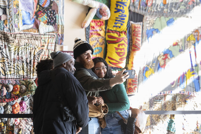 People checkout and enjoyed the Jubilation! exhibit, Home ownership symposium with Union Savings and Guardian Savings Bank, Hoxworth Blood Drive, Service Fair during the 21st annual King Legacy Celebration, Dr. Megan Gerhardt and Kahlil Greene discussion, Trudy Gaba discussion in the Harriet TubmanTheater, and In This Place” exhibit during MLK Day Celebration in the Harriet Tubman Theater at the National Underground Railroad Freedom Center Monday January 19, 2026. Photos by Joseph Fuqua II