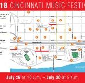 Cincinnati Music Festival Route Options and Street Closures