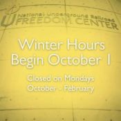 2018 Winter Hours Begin Monday, October 1
