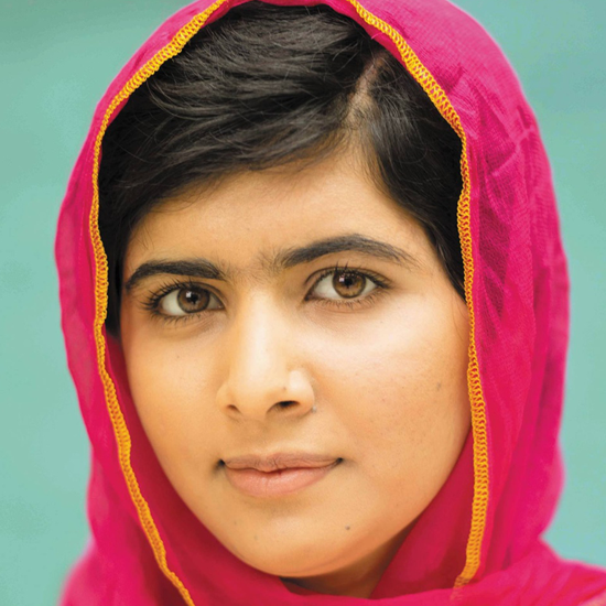 Image: Malala Yousafzai, The Vancouver Sun.