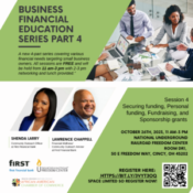 Business Financial Education Series: Securing Funding, Personal Funding, Fundraising and Sponsorship Grants