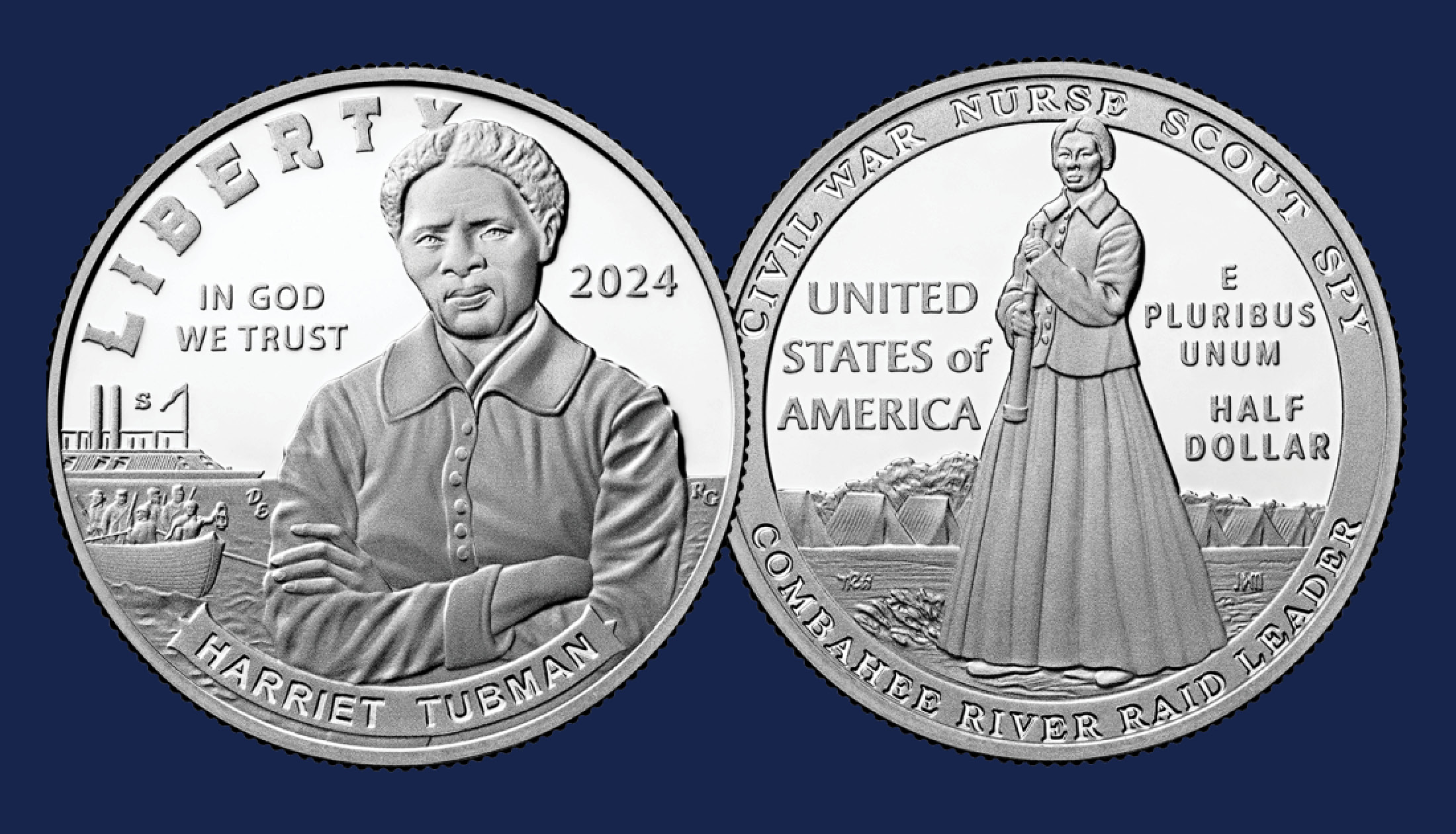 Harriet Tubman Commemorative Coin National Underground Railroad