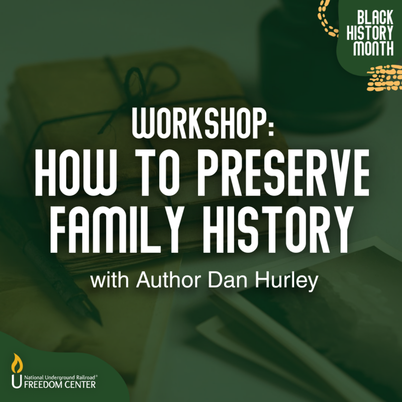 Workshop: How to Preserve Family History