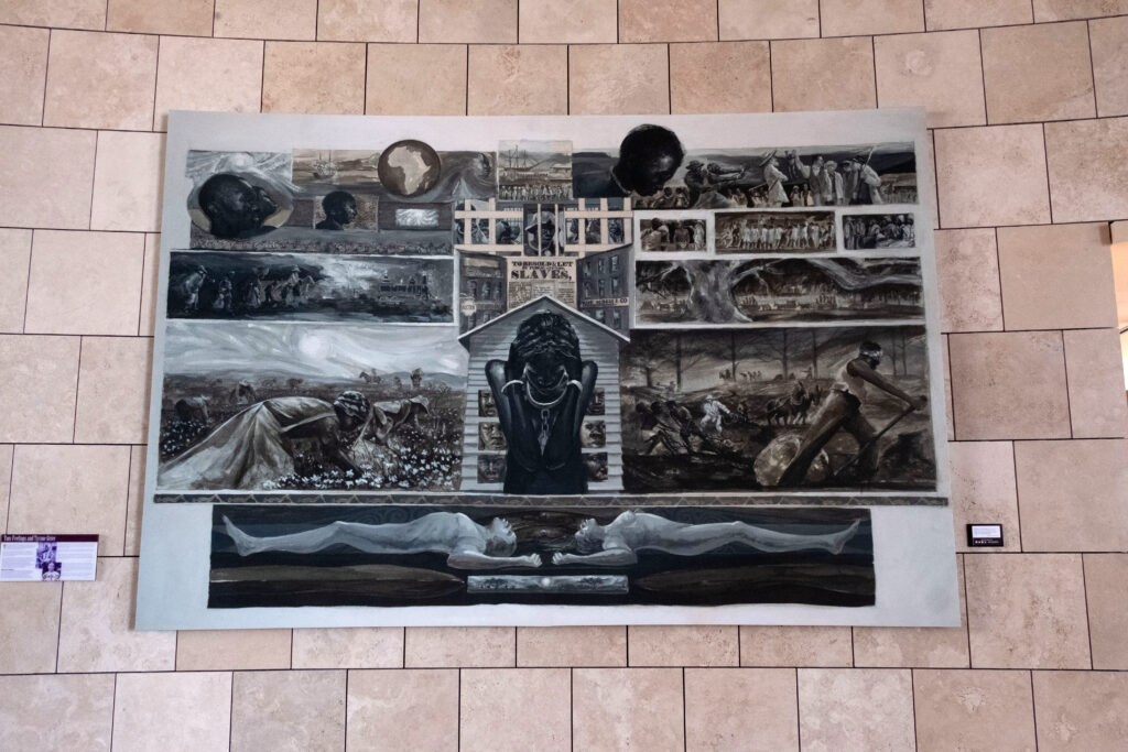 The Tom Feelings Mural at the Freedom Center